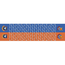 Image for Test Pilot School AF Blue and Orange Flight Scarf, Edwards AFB