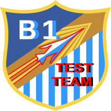 Image for B-1 Test Team Full Color Patch