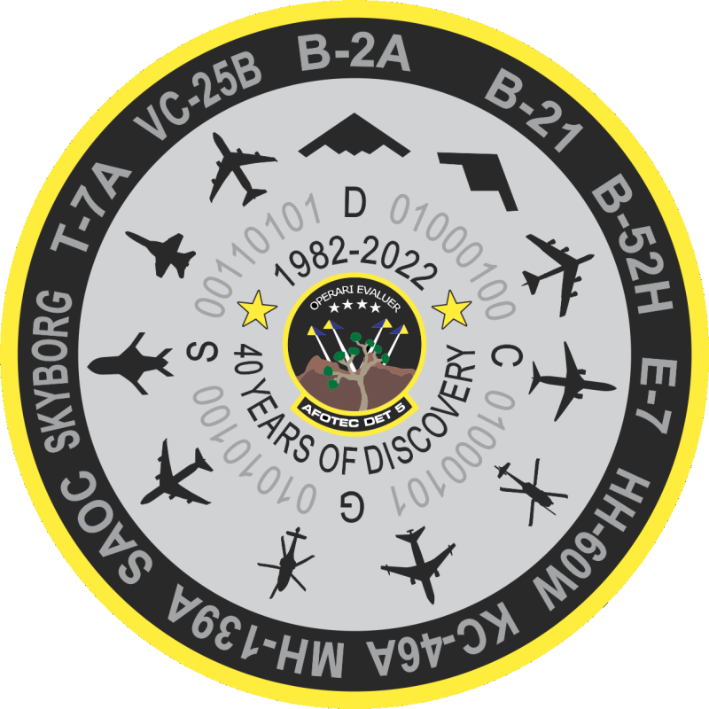  AFOTEC Det 5 Pizza PVC Patch 2021