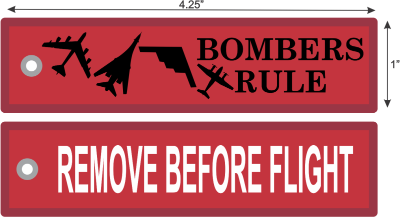 419 FLTS Bombers Rule Key Chain