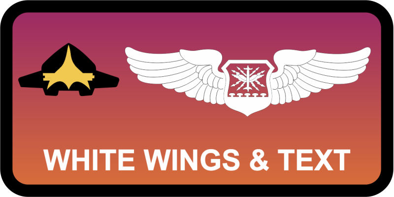 TPS Mon-Thurs Aircraft with Fade Name Tag