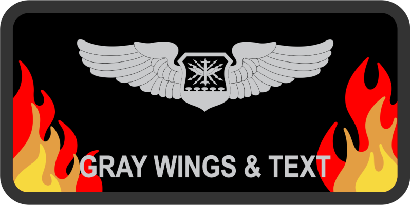 TPS Friday Flame Name Tag