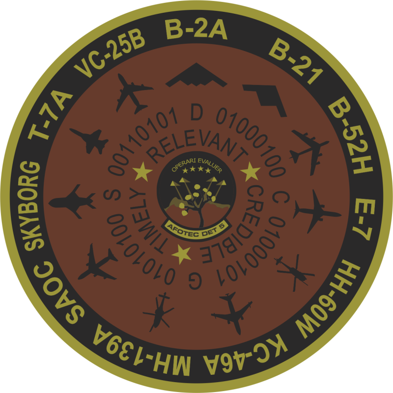 AFOTEC Det 5 Pizza PVC Patch - 2023 Revised  OCP