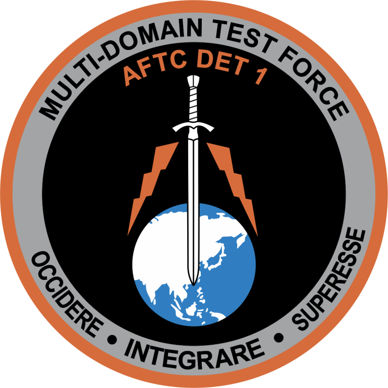 AFTC Det 1 Multi-Domain Test Force Full Color Patch