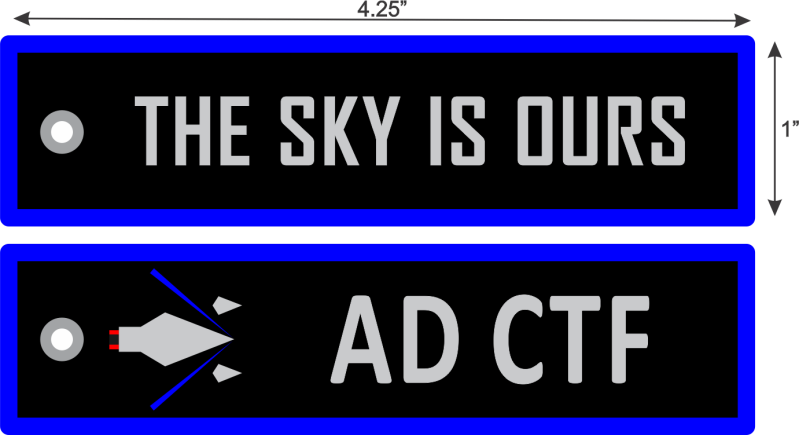 411 FLTS AD CTF Key Chain
