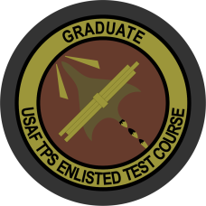 Image for Instructor USAF TPS Enlisted Test Course OCP Patch 3.5" PU