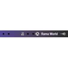 Image for 34 BS Purple to Black Bag Tag, Ellsworth AFB