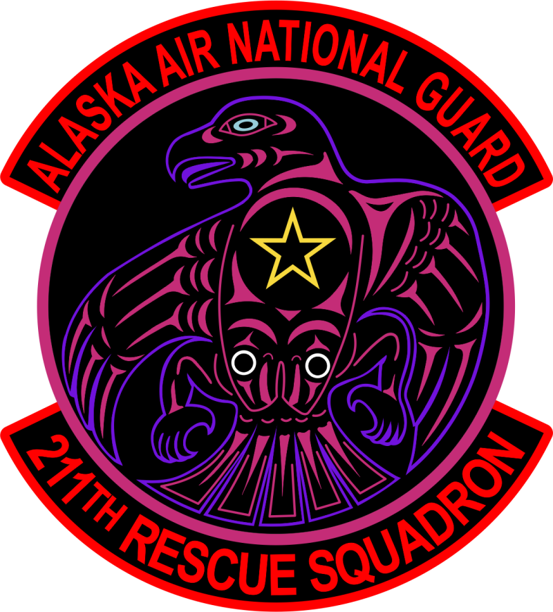 211 RQS Neon Bird Patch