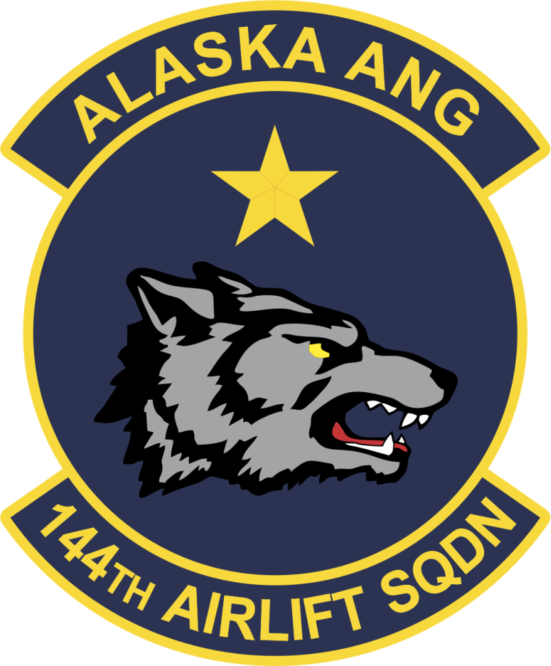 144 AS Alaska ANG Navy Patch