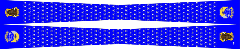 37 HS Bison Skull Flight Scarf, FE Warren AFB