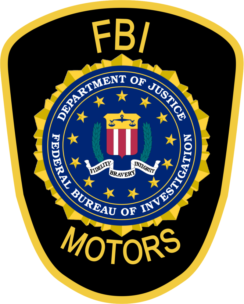 FBI Motors Patch