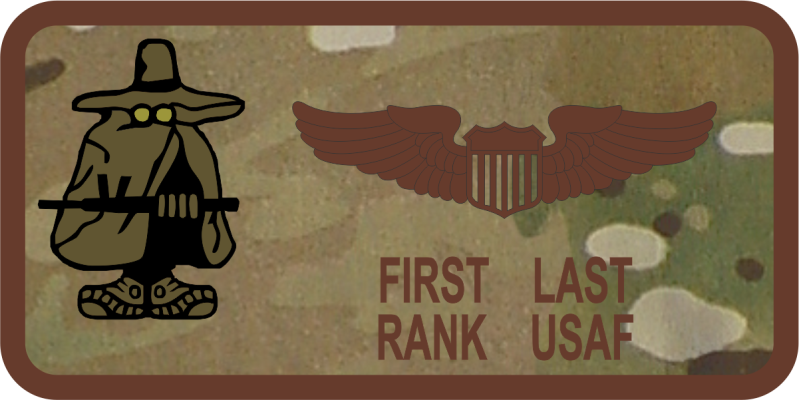 384 ARS OCP Spooky Name Tag