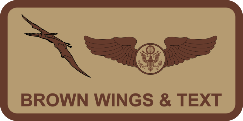 92 OG Desert Pteranodon Name Tag 