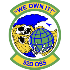 Image for 92 OSS Reaper Holding Globe Patch