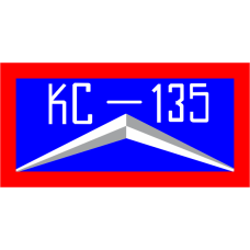 Image for 93 ARS KC-135 Blue B-G Red Border Pocket Tab