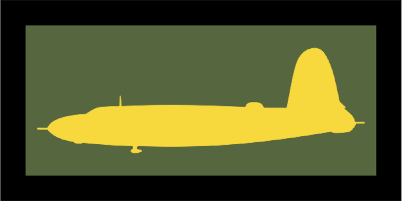 384 ARS B-26 Dark Green Pocket Tab