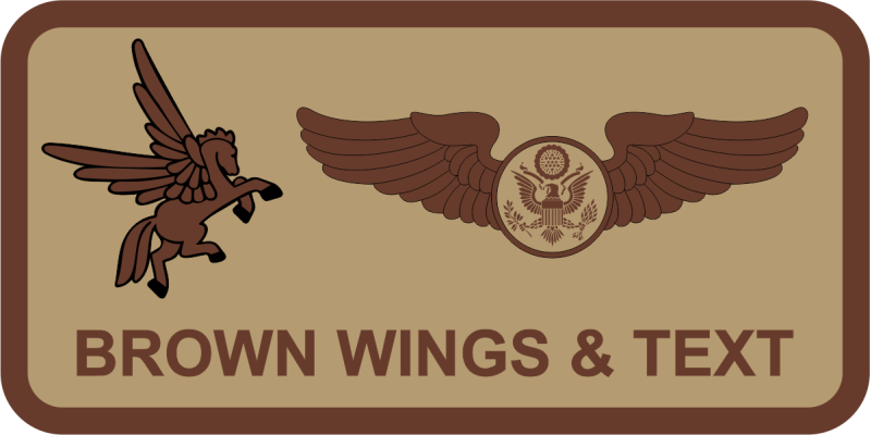 93 ARS Desert Name Tag