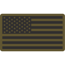 Image for American Flag Subdued Patch 3.5"