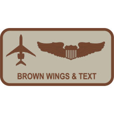 Image for 430 EECS E-11A Desert Name Tag