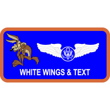 Image for 731 EATKS Blue B-G Wile Coyote Name Tag