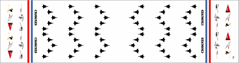 Cigognex 25 White Flight Scarf, France