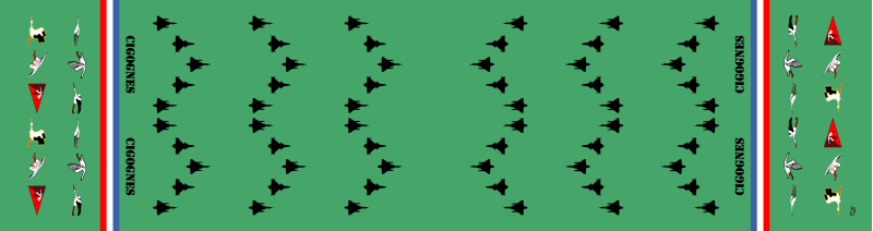 Cigognex 25 Green Flight Scarf, France