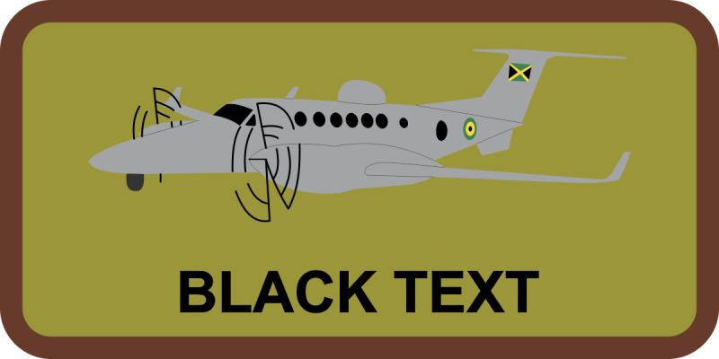 Jamaica Defence Force OCP Name Tag- OLD