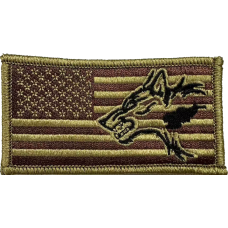 Image for 430 EECS American Flag with Wolf OCP Patch