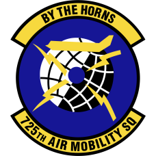 Image for 725 AMS By The Horns Full Color Patch