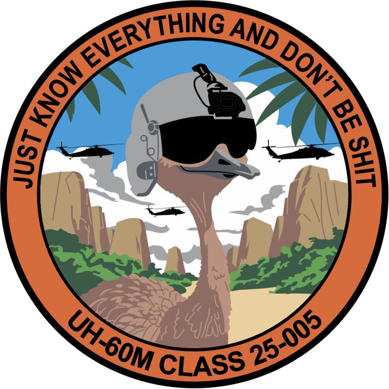 1-145 Aviation Regiment UH-60M Class 25-005 Patch