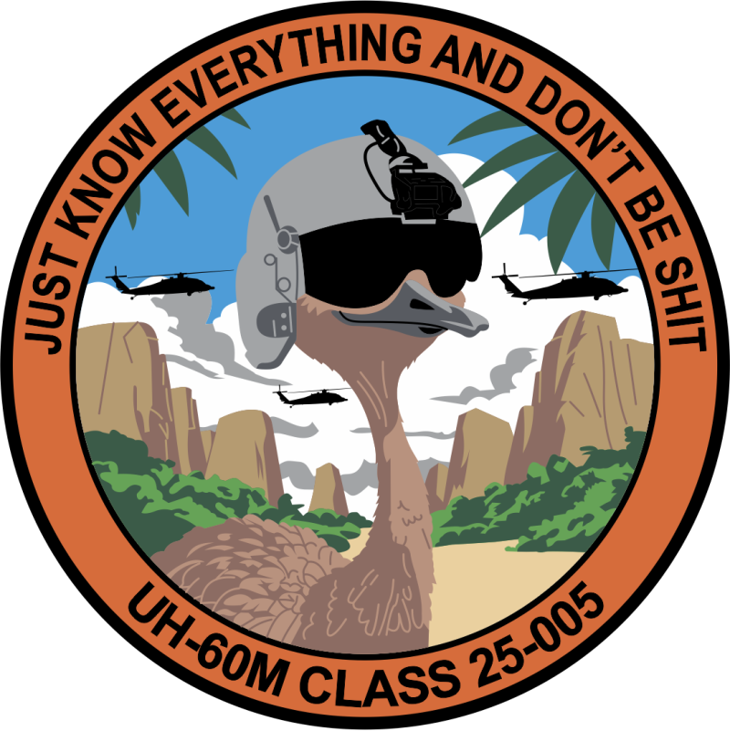 1-145 Aviation Regiment UH-60M Class 25-005 Patch