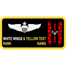 Image for 204 AS Two Lines of Text Name Tag