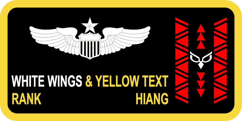 204 AS Two Lines of Text Name Tag