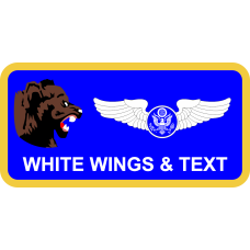 Image for HQ PACAF IG Bearcat Blue Name Tag