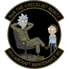 Image for 15 AMXS Rick & Morty Patch
