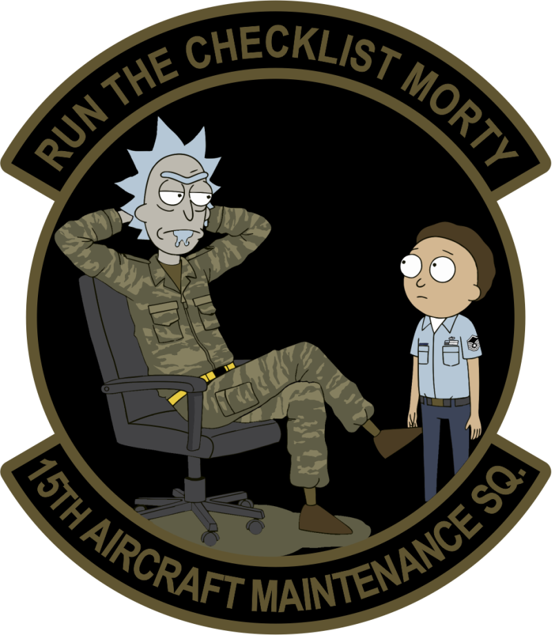 15 AMXS Rick & Morty Patch