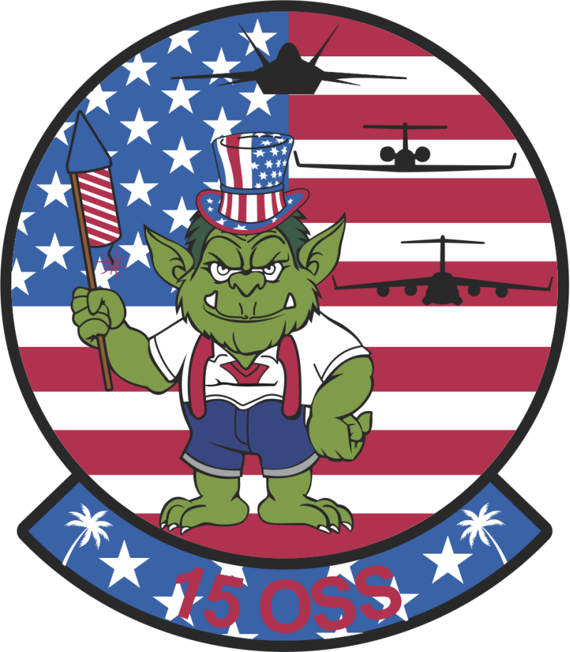 15 OSS 4th Of July PVC Patch