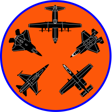Image for 514 FLTS Aircarft Orange Background Patch