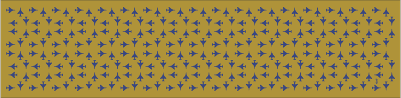 20 FS Gold & Navy F-4 Flight Scarf, Holloman AFB