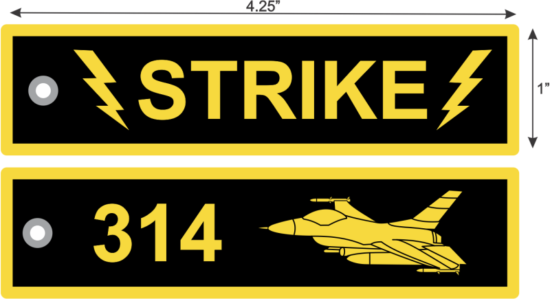 314 AMU Strike Key Chain