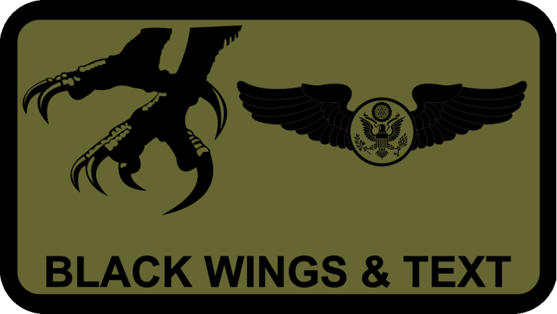 15 SOS Talon Large Name Tag