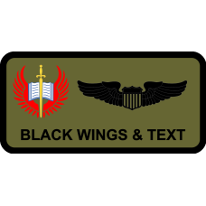 Image for 19 SOS OD Green Name Tag