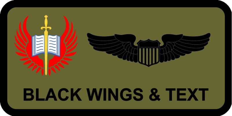 19 SOS OD Green Name Tag 