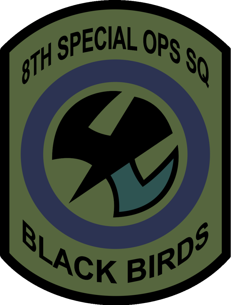 8 SOS Black Birds Patch