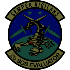 Image for 2 SOS Subdued Green Patch Evaluator