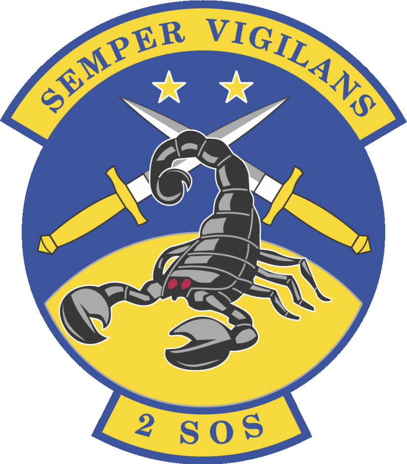 2 SOS Full-Color Patch