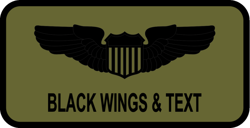 14 WPS OD Green Name Tag