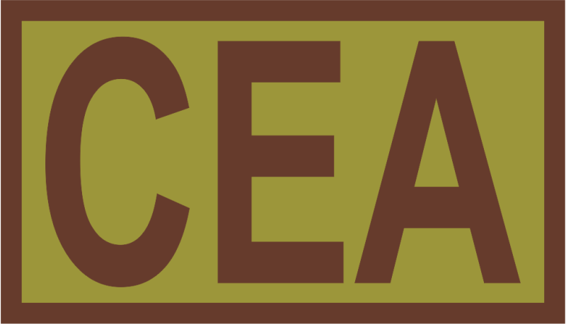 CEA OCP Bagby Green Duty Job Patch 3.25"