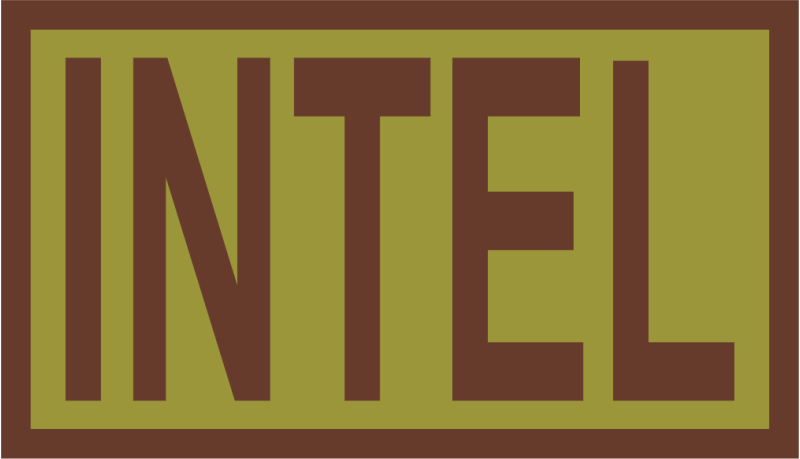 INTEL OCP Bagby Green Duty Job Patch 3.25"