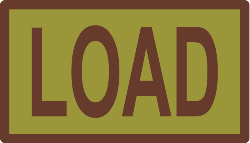 LOAD OCP Bagby Green Duty Job Patch 3.25"